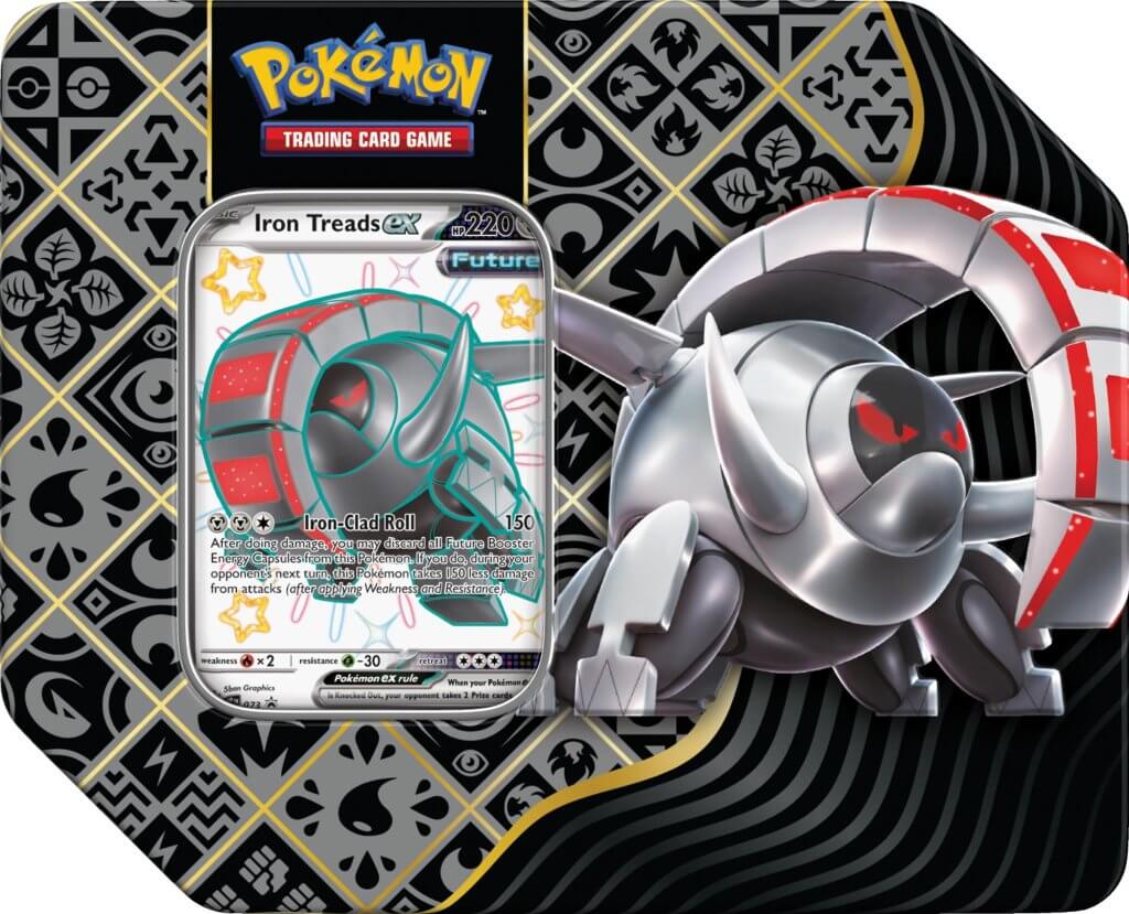 Pokemon TCG Scarlet & Violet 4.5 Paldean Fates Tin – Factory Sealed – Near Mint