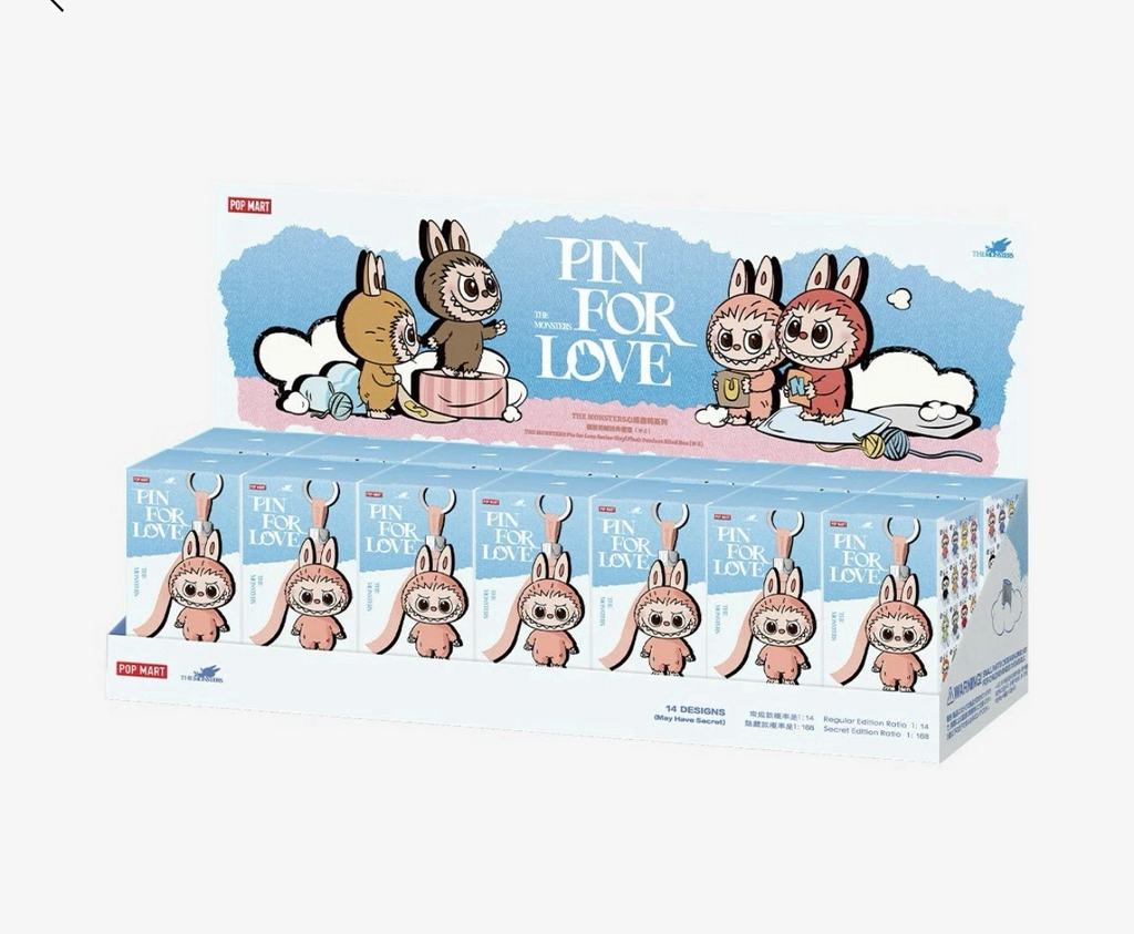 Labubu THE MONSTERS PIN FOR LOVE (N-Z) Whole Set POPMART - AUTHENTIC & IN HAND