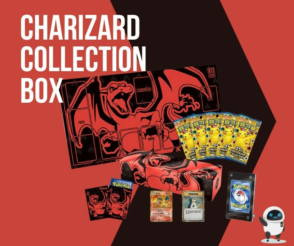 Pokemon 25th Anniversary Celebrations Charizard Box Chinese S8a New And Newbee Toys 8475