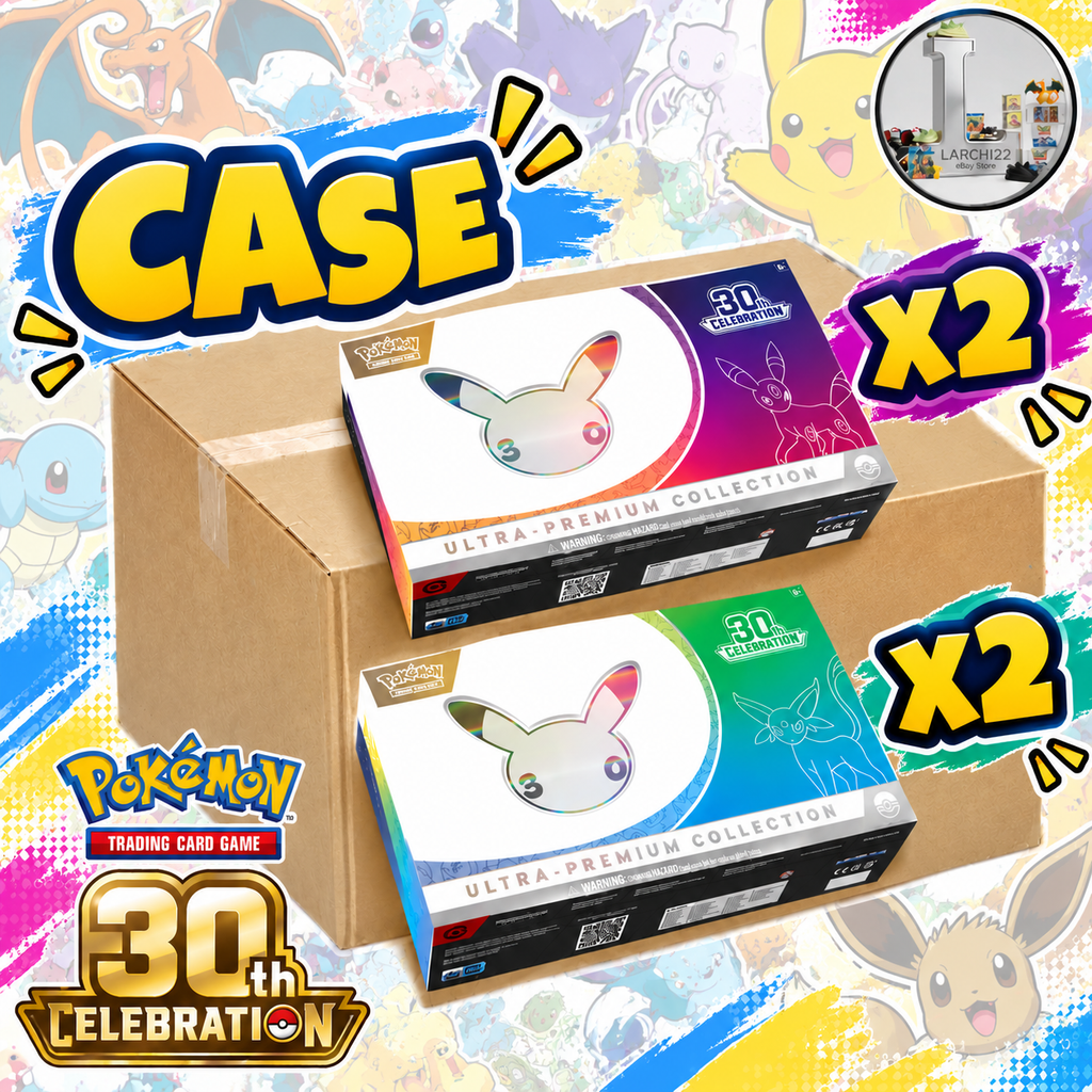 Preorder Pokemon 30th Celebration UPC Ultra Premium Collection Sealed Case