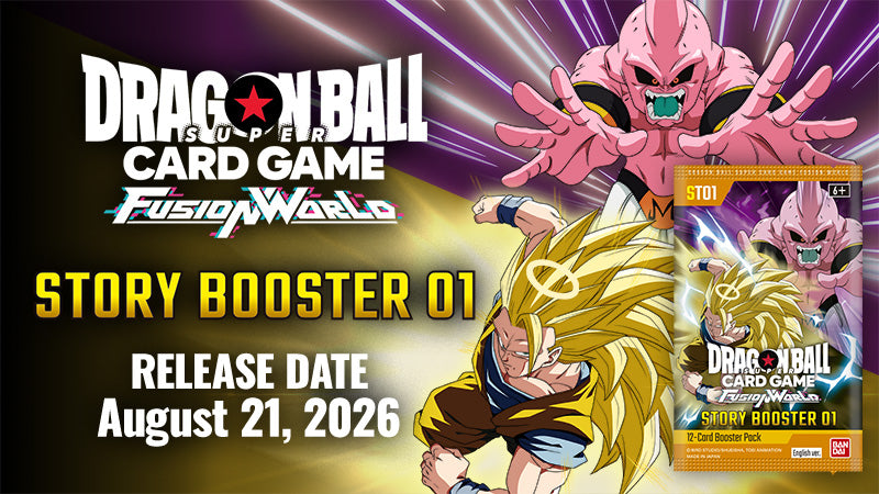 Preorder Dragon Ball Super English Fusion World Story Booster Box ST01