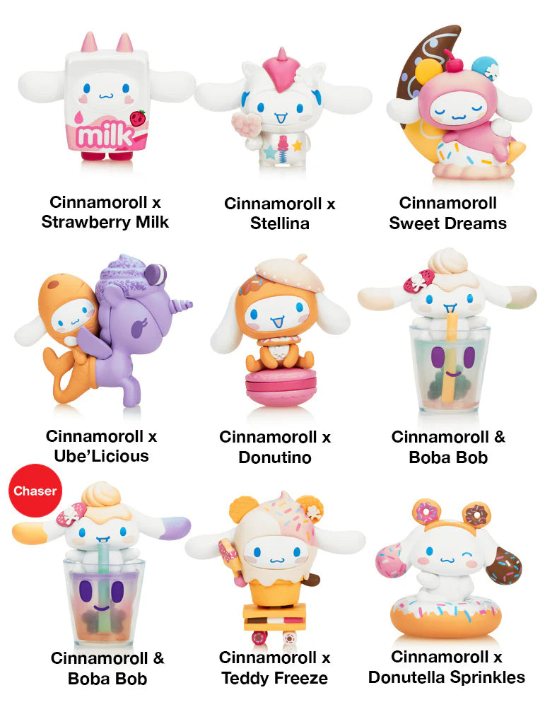 Cinnamoroll x Tokidoki Sweet Treats Blindbox Full Case Set of 8