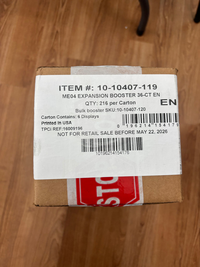 Pokémon TCG: Mega Evolution Chaos Rising Booster Box Sealed Case