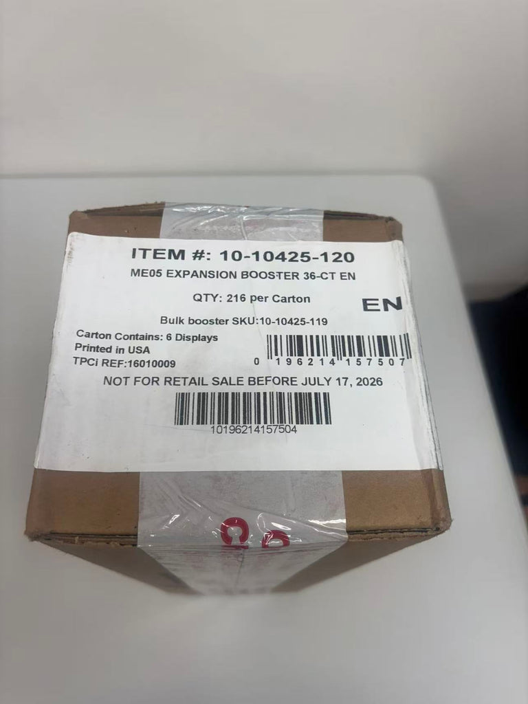 Pokémon TCG Pitch Black Booster Box Sealed Case