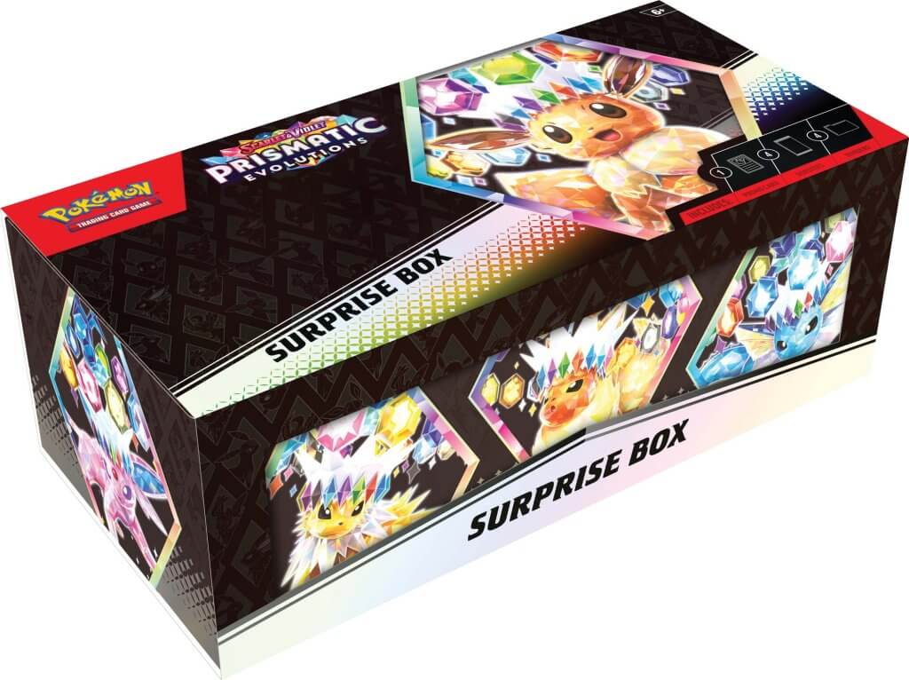POKÉMON TCG Scarlet & Violet 8.5 Prismatic Evolutions Surprise Box PRE-ORDER