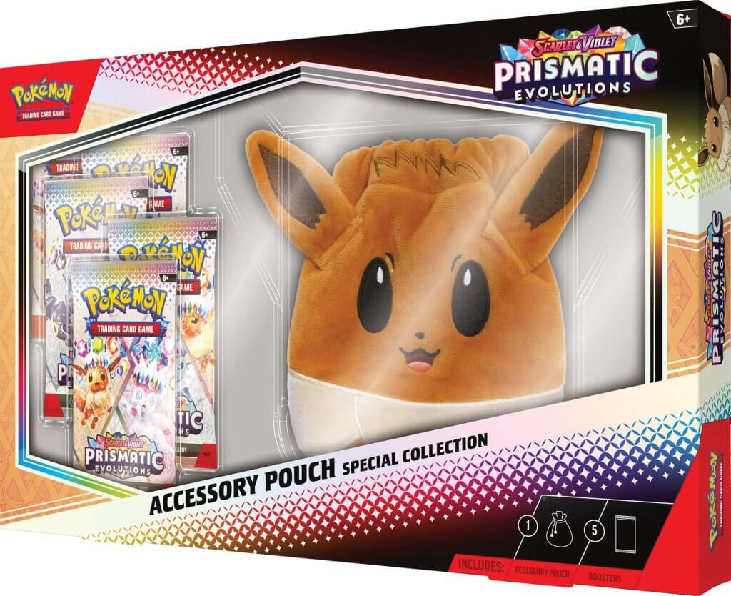 POKÉMON TCG Scarlet & Violet 8.5 Prismatic Evolutions Accessory Pouch PRE-ORDER
