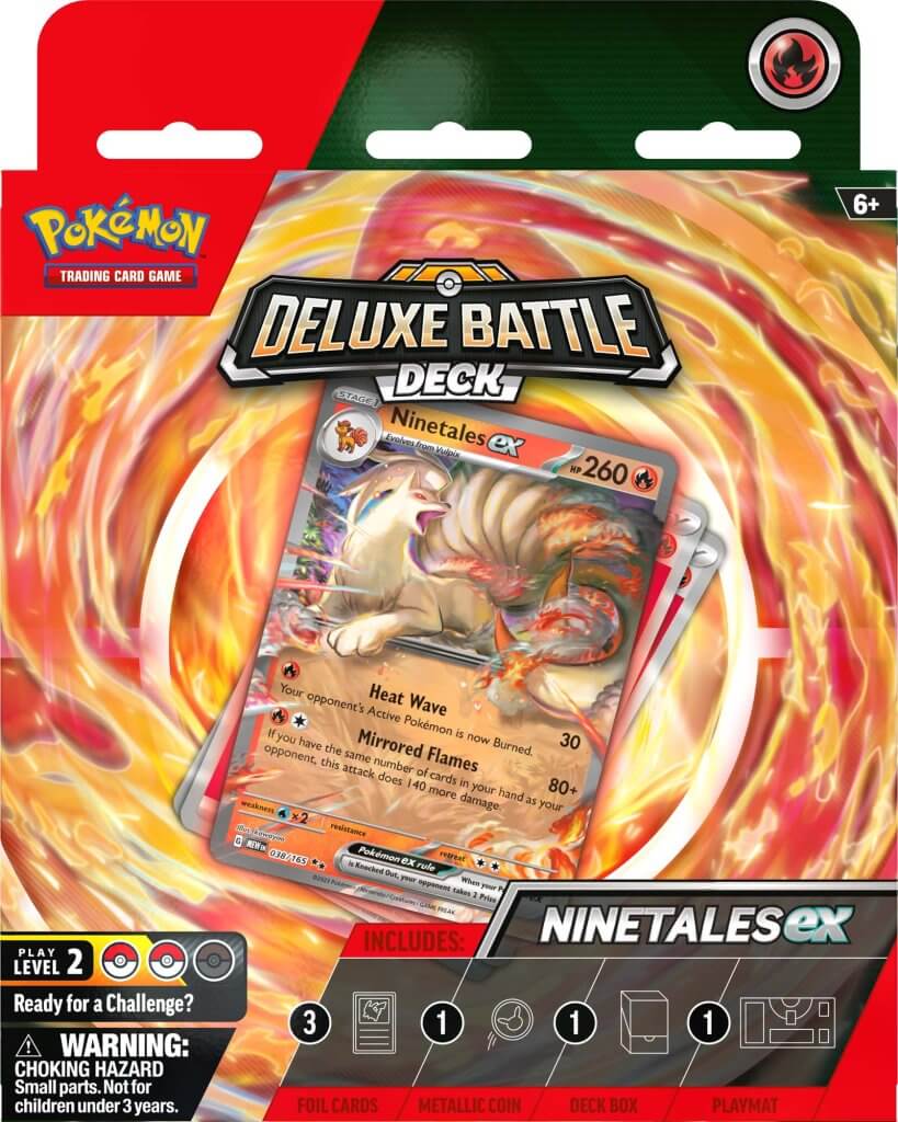 POKÉMON TCG Ninetales ex & Zapdos ex Deluxe Battle Deck Pre-Order