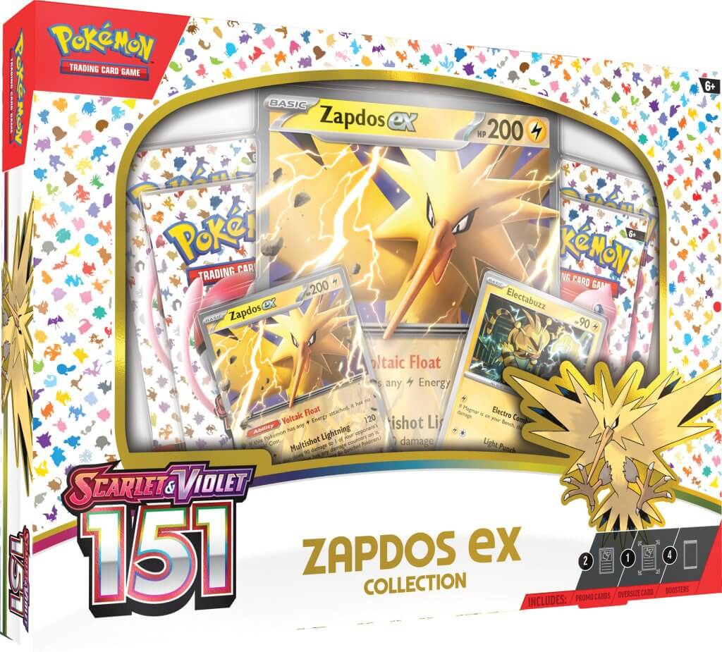 POKEMON TCG Scarlet & Violet 151 Collection Zapdos ex