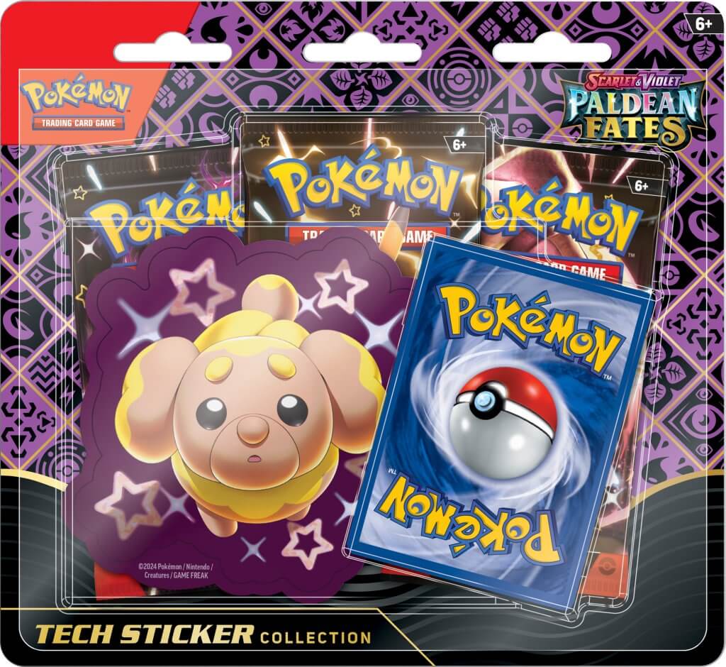 POKEMON TCG Scarlet & Violet 4.5 Paldean Fates Tech Sticker Blister