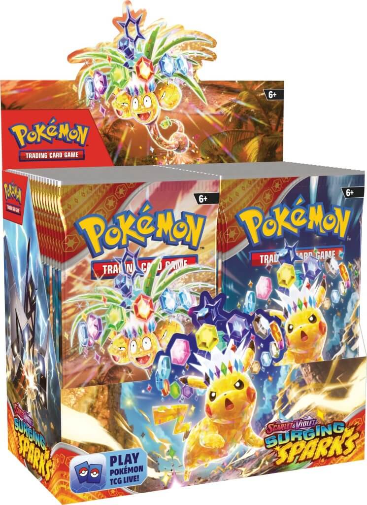 POKÉMON TCG Scarlet & Violet 8 Surging Sparks Booster Pre-Order