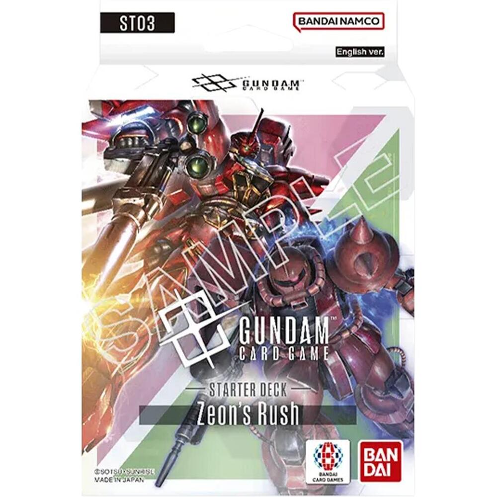 Gundam Card Game: Starter  Deck Display – Zeon's Rush  [ST03]
