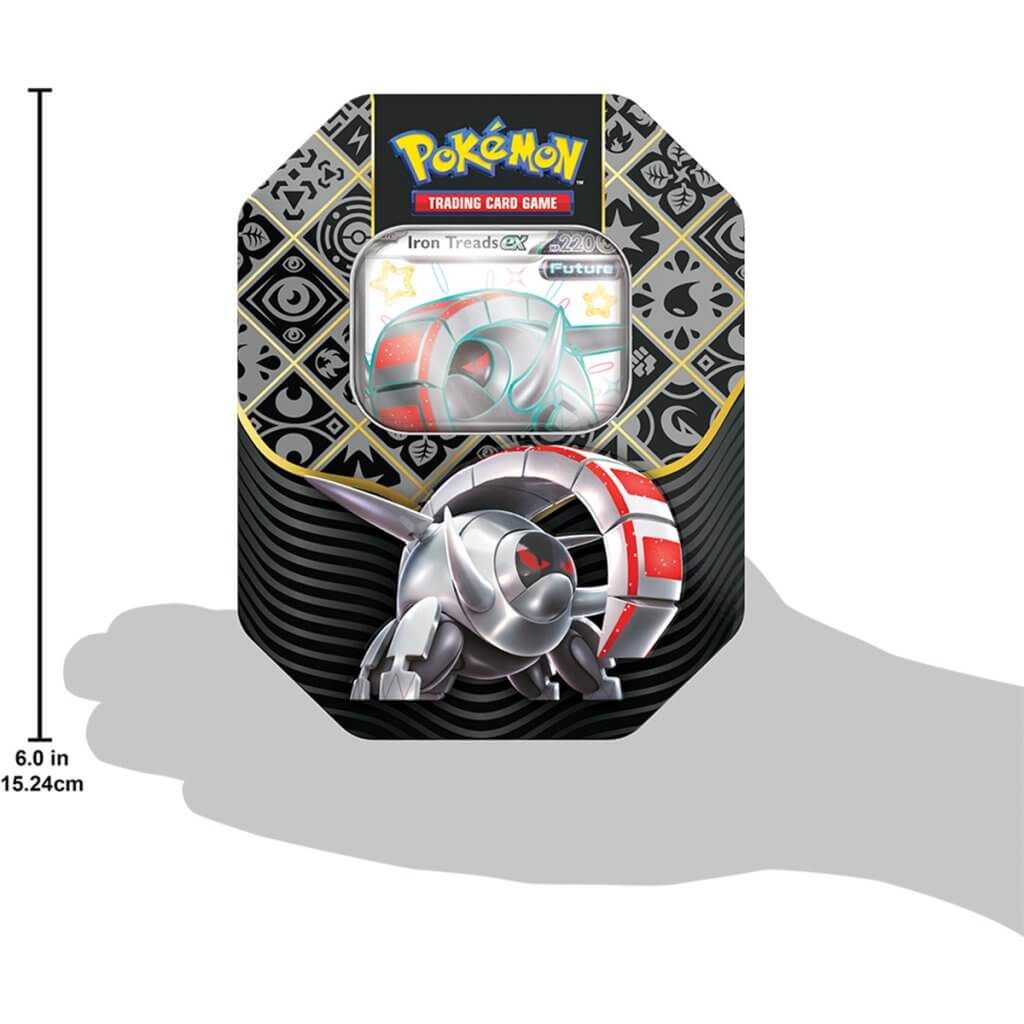 Pokemon TCG: Scarlet & Violet 4.5 Paldean Fates Tin – Factory Sealed, Near Mint Cards
