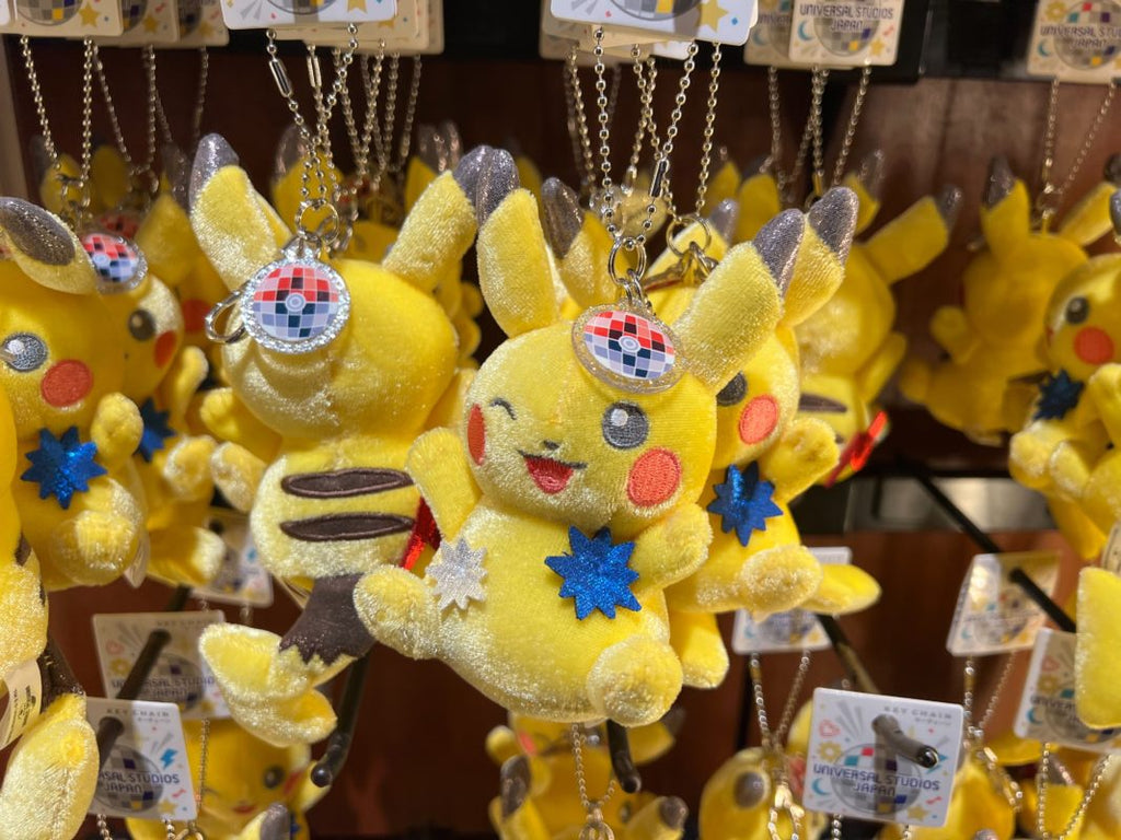 Pokémon Pikachu USJ Wink Pikachu Plush Keychain 6in Universal Japan "NO LIMIT parade"