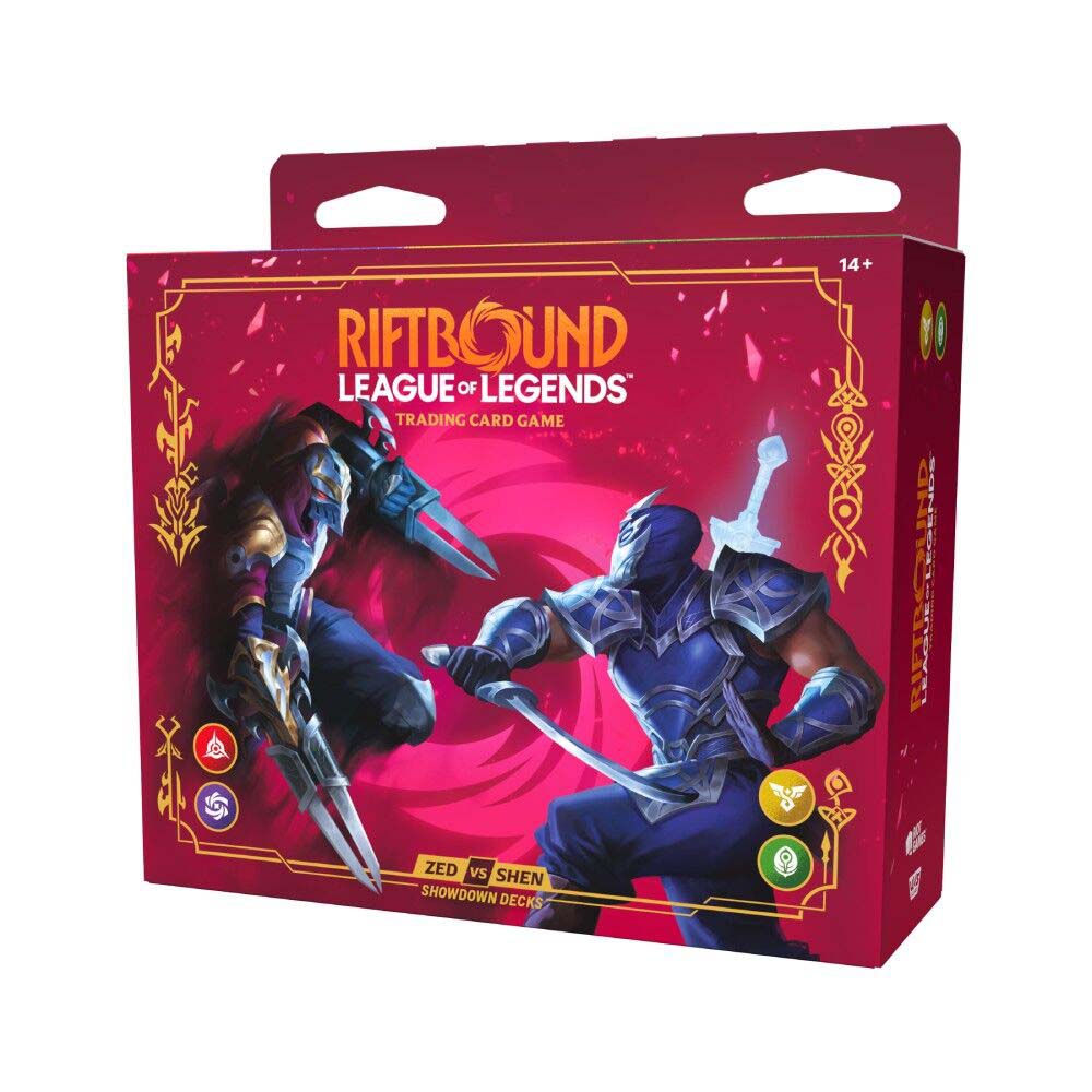 League of Legends - TCG - Riftbound Vendetta Zed vs Shen Showdown Deck