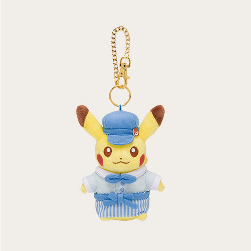 Mascot Pikachu Sweets by Pokémon Cafe Pikachu♂ Plush Doll Key Ring Pokémon Cafe Limited