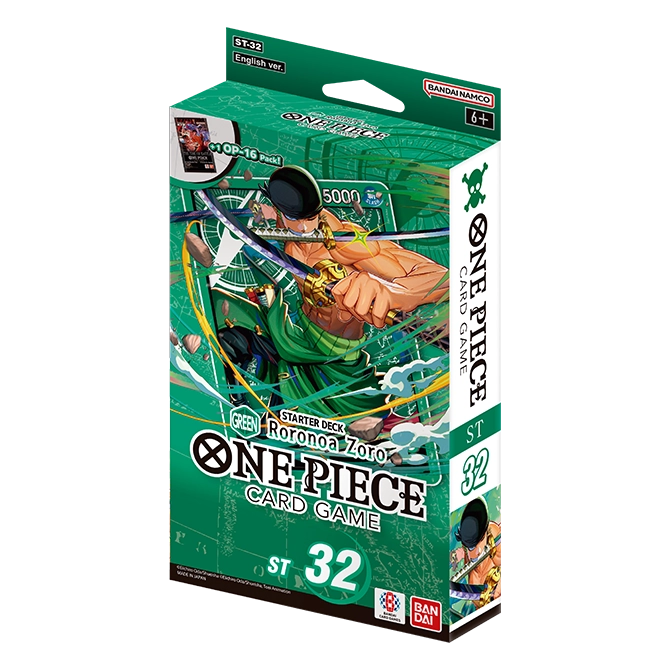 One Piece Card Game STARTER DECK -GREEN Roronoa Zoro- [ST-32]