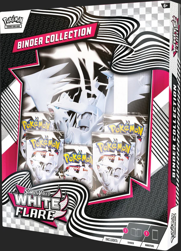 Pokemon TCG Scarlet & Violet SV10.5 White Flare Binder Box Collection