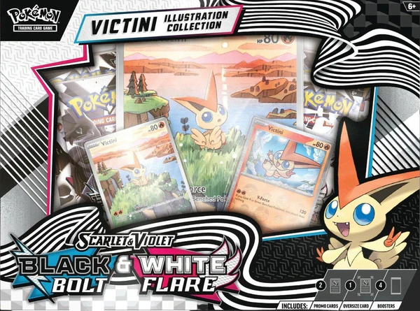 Pokémon Scarlet & Violet Unova Victini Illustration Collection