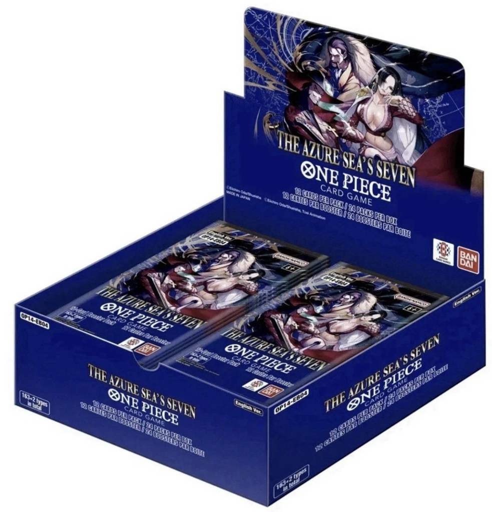 One Piece Card Game The Azure Sea's Seven OP-14 Booster Box English OP14