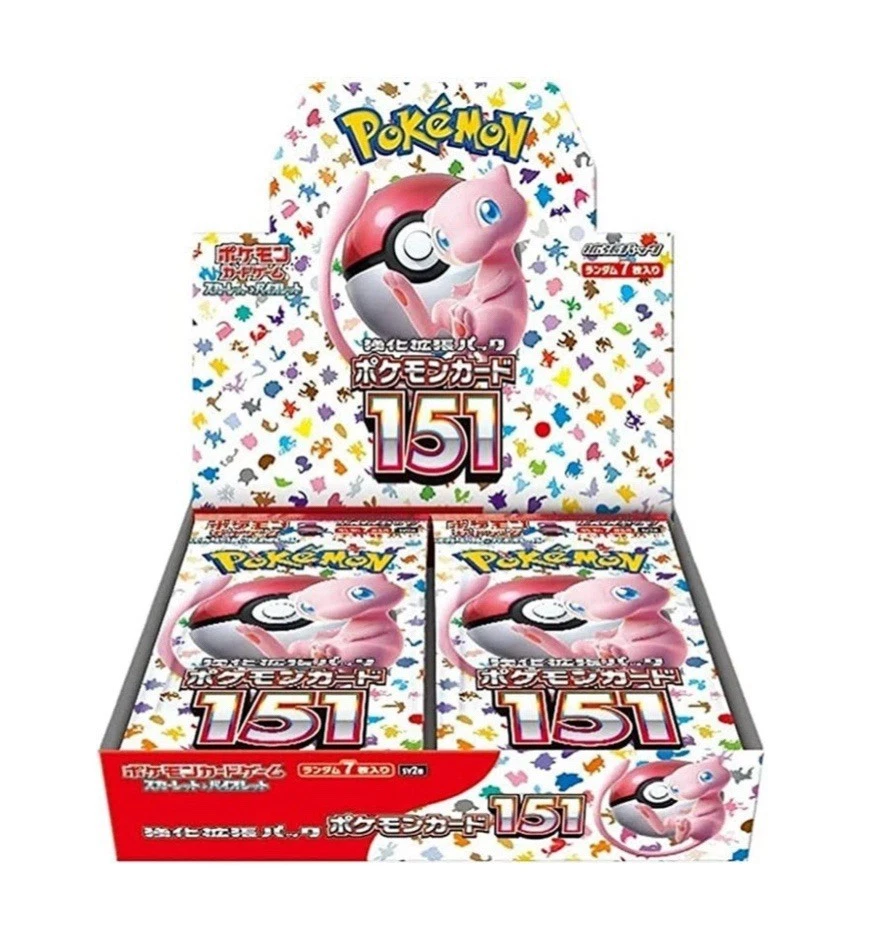 Pokemon TCG - Factory Sealed Japanese 151 Booster Box