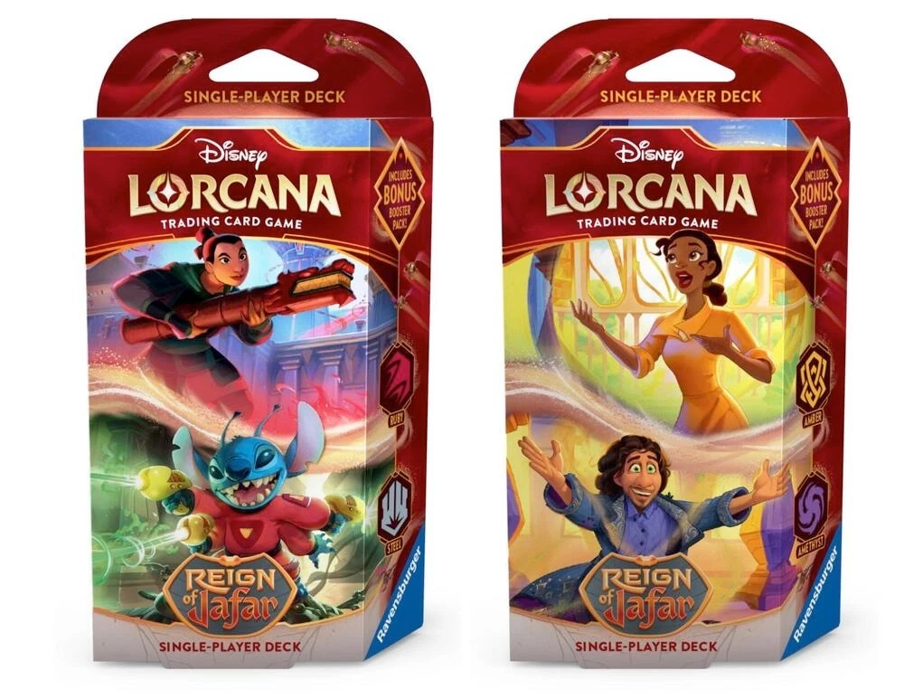 Disney Lorcana Reign of Jafar Starter Deck Set of 2