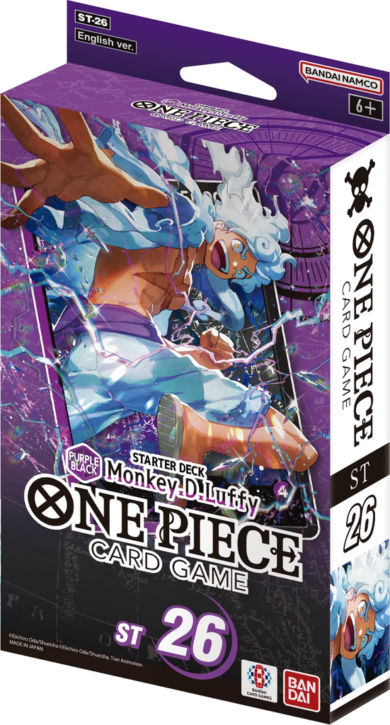 One Piece Card Game Starter Deck – (Purple/Black) Monkey.D.Luffy [ST-26]