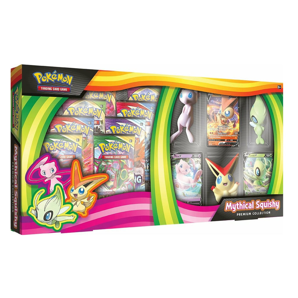 Pokemon TCG Trading Card Game Mythical Squishy Premium Collection