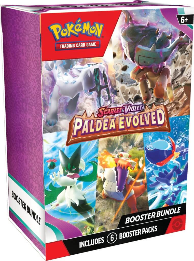 POKEMON TCG Scarlet & Violet 2 Paldea Evolved - Booster Bundle PREORDER