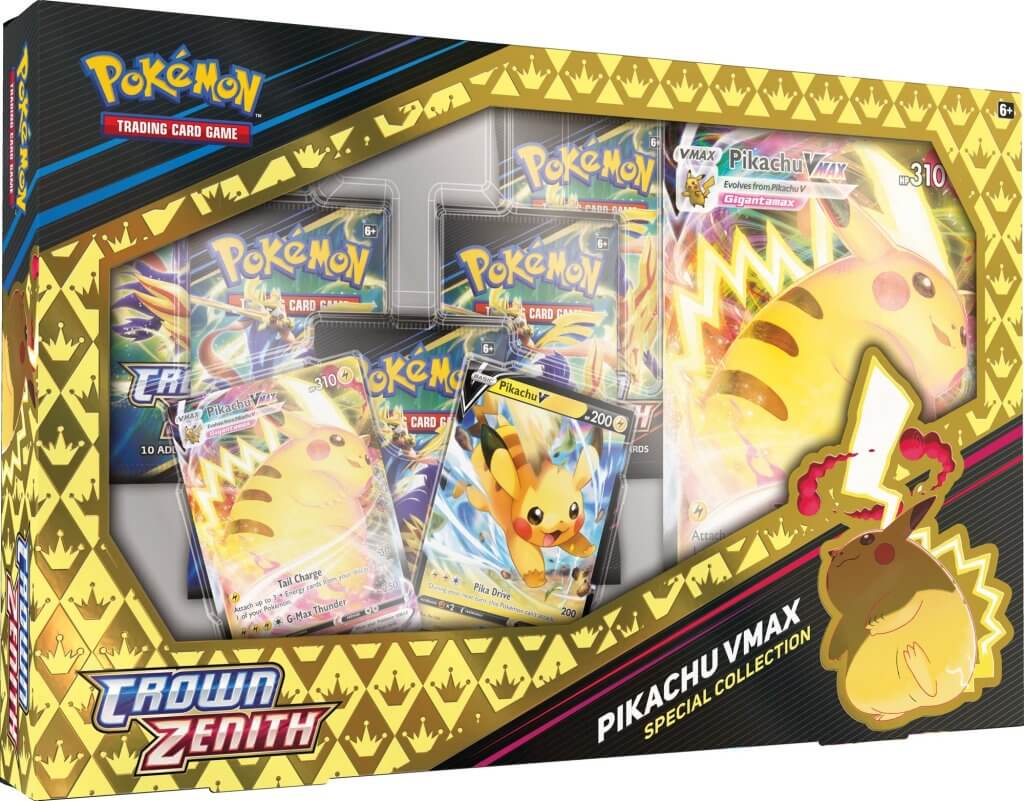 POKEMON TCG Crown Zenith Pikachu VMAX Box