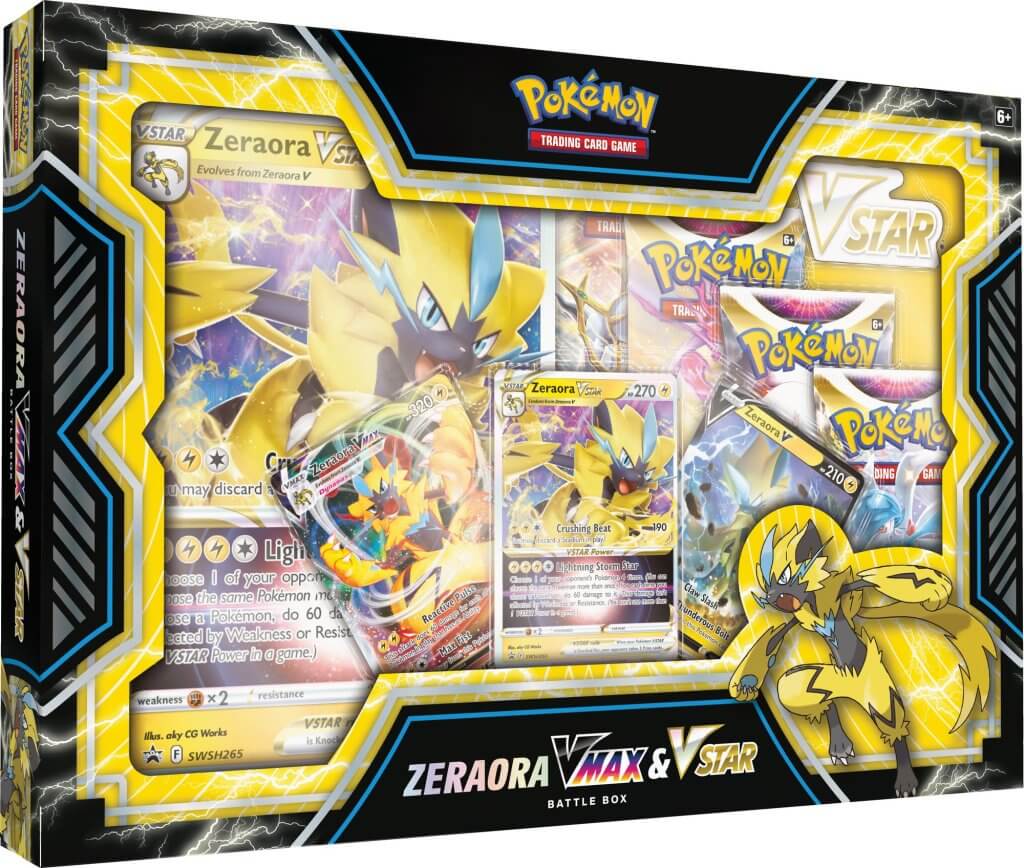 POKÉMON TCG Deoxys/Zeraora VMAX & VSTAR Battle Box